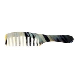 Peigne en corne naturelle éco-responsable fait main pour coiffure, personnalisé en corne de buffle/vache véritable, technique de polissage - Product Image 3