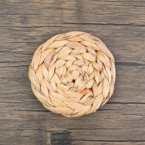 Natural Rattan Coaster Set Suitable for Outdoor Dining <b>Table</b> Garden Party <b>Table</b> Decor and Beverage <b>Protection</b> From India - Product Image 1