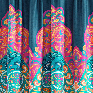 Rideaux occultants unis décoratifs longue durée, prêts à poser, 100 % polyester, design moderne pour la maison - Product Image 6