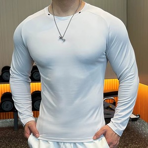 Custom Activewear <b>Compression</b> T <b>Shirt</b> Manufacturer Gym Fitness Clothing Polyester Spandex Embroidery Screen Print Bulk Wholesale - Product Image 1