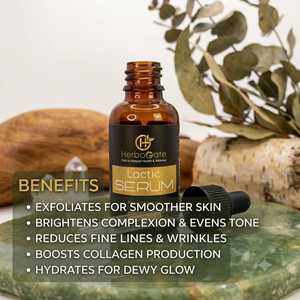 Sérum lactique exfoliant doux pour le visage, à texture légère et pour une peau lisse et éclatante - Product Image 4
