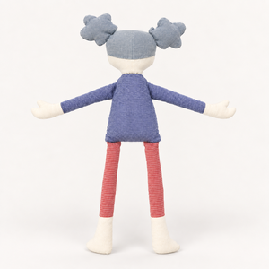 Muñeca de Peluche de Algodón Suave Hecha a Mano con Forma de Estrella, Figura de Niña Rellena con Música y Piernas Largas, para Compañía y Decoración de Habitación Infantil - Product Image 5