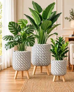 Macetas Decorativas de Hierro Ecológicas de Primera Calidad con Acabado de Recubrimiento en Polvo para Proveedores de Jardinería al por Mayor - Product Image 6