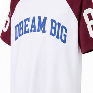 T-shirt Raglan Homme Personnalisé Coupe Oversize Coton Épais Imprimé Graphique Vintage Style Universitaire Manches Courtes Sport - Product Image 5