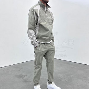 Conjunto de Chaqueta Cortavientos para Hombre, Invierno, Nailon/Poliéster, Color Sólido, Ecológico y Transpirable - Product Image 3