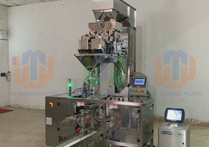 Máquina envasadora Doypack totalmente automática, para alimentos para perros, piensos, alimentos para mascotas, 500g, sellado de embalaje de llenado de bolsas de pie, - Product Image 4