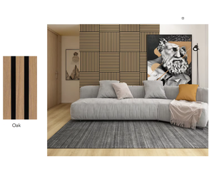 Panneaux acoustiques modernes en fibre de polyester MDF de nouvelle conception avec un NRC de 0,8, panneaux insonorisants pour la décoration intérieure - Product Image 6