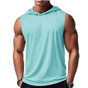 Débardeur Homme Personnalisé à Marque Privée, Coupe Oversize Décontractée, 100% Coton, Vêtement de Sport Premium avec Logo Avant - Product Image 1