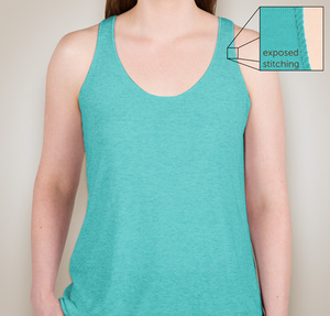 Camiseta sin mangas de punto de color liso para mujer, cuello redondo, informal, transpirable, 100% algodón, con detalle de costuras expuestas - Product Image 1
