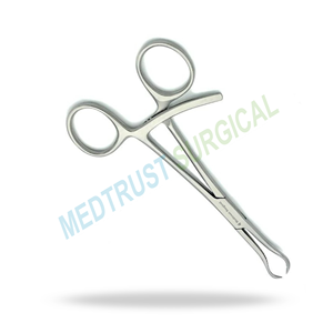 Foerster <b>Sponge</b> Holding Forceps 5.5 Inches Surgical Instrument Set Manual Stainless Steel for Surgical Dressing - Product Image 4