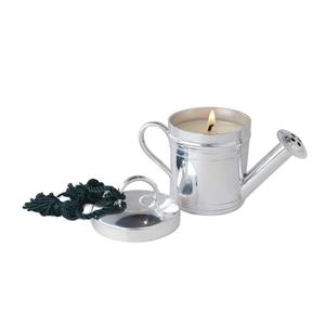 Pot à bougie en métal personnalisé, pour arrosage personnalisée en forme de bateau, récipients, bougies argentées avec couvercle, en vrac, 50 pièces - Product Image 1