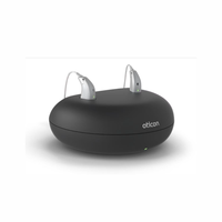 Oticon Real 3 Mini RITE Power (MFI Şarj Edilebilir) Programlanabilir Dijital Kablosuz Yetişkinler İçin RIC İşitme Cihazları