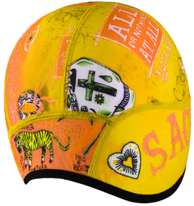 Meilleur prix, faible MOQ, bonnets jacquard personnalisés avec logo, fabricants de bonnets imprimés intégralement, bonnets d'hiver tricotés sans revers - Product Image 4