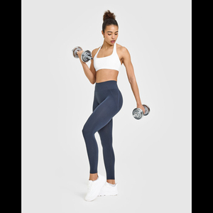 Leggings de performance unis pour femmes, taille haute, extensibles, doux, respirants, longueur intégrale, pour entraînement, gym, fitness, yoga, course à pied, décontractés - Product Image 3