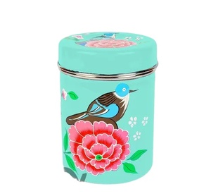 Boîte de stockage de nourriture peinte à la main de haute qualité accessoire de cuisine élégant pour la cuisine élégante à la maison comme cadeau de qualité - Product Image 6