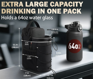 Bolsa Magnética para Botella <span class=keywords><strong>de</strong></span> Agua <span class=keywords><strong>de</strong></span> Gimnasio con Correa <span class=keywords><strong>de</strong></span> Hombro, Bolsa Portabotellas Deportiva para Fitness y Actividades al Aire Libre - Product Image 5