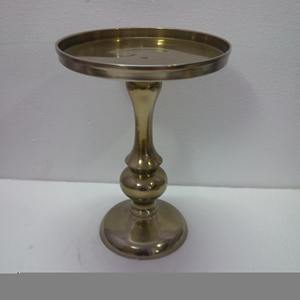 Soporte de latón antiguo para platos de repostería y dulces, accesorios de cocina, plato con borde punteado, soporte para bandeja de galletas para bodas y fiestas - Product Image 6