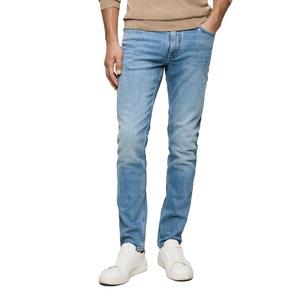 High Quality Men's Custom Denim Pants New Style Regular Fit Breathable Skinny Straight-Casual <b>Jeans</b> for Spring Medium for Summer - Product Image 1