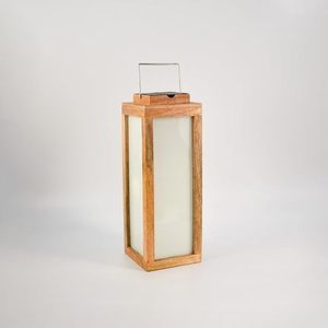 Farol de Madera Cuadrado Hecho a Mano, Portavelas, Pantalla para Lámpara, Caja de Luz Decorativa para el Hogar, Bodas, Navidad - Product Image 2
