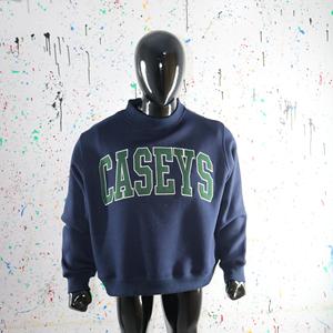 Sudadera CASEYS con cuello simulado, 450 GSM, bordado de aplique con nombre personalizado, corte holgado, 100% algodón, felpa francesa. - Product Image 4