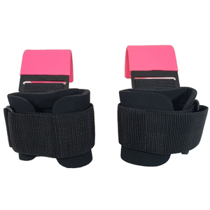 อุปกรณ์พยุงข้อมือแบบนีโอพรีนบุฟองน้ำสำหรับทุกเพศ ยอดขายดีที่สุด พร้อมตะขอเกี่ยวแบบหนาพิเศษกันลื่น อุปกรณ์เพื่อความปลอดภัยสำหรับการออกกำลังกายยกน้ำหนักในยิม - Product Image 1