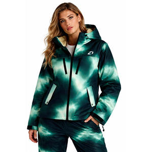 Veste coupe-vent en polyester et nylon à capuche pour femme, effet réactif à la chaleur, doublure douce, fermeture éclair, personnalisable par le fabricant - Product Image 2