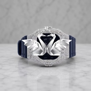 Best Selling Moissanite Diamond Watch with Brilliant Sparkle Quartz Movement Luxury Fashion Wristwatch Available For Sale - Product Image 4