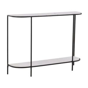 Table console en marbre à succès avec pieds en colonne cannelée, mobilier de luxe pour hall d'entrée, couloir, salon, hôtel et décoration intérieure - En promotion - Product Image 4