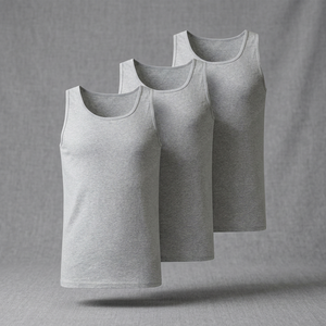 Men's 3pk Tank <b>Top</b> Vest Underwear Collection - Product Image 2