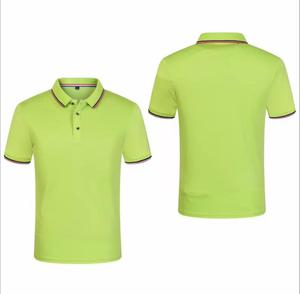 เสื้อเชิ้ตแขนสั้นผู้ชายสีเขียวมะนาวลายจุด มีกระเป๋า ผ้าฝ้ายอ๊อกซ์ฟอร์ด ระบายอากาศได้ดี สไตล์ลำลอง ความยาวปกติ - Product Image 1