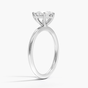 BOJ <b>Ring</b> 087 Pear Cut 925 <b>Silver</b> Halo Prong Stone <b>Solitaire</b> Diamond <b>Ring</b> 2ct D Color VVS1 Moissanite GRA Certified Low Price - Product Image 2
