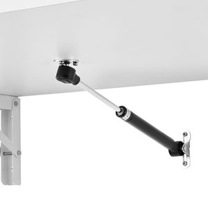 Modern 35.4 X 19.7 Inches Wall Mounted Folding Table Floating <b>Desk</b> with Iron Bracket <b>Foldable</b> <b>Desk</b> for <b>Small</b> Space - Product Image 5