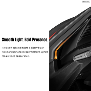 ไฟเลี้ยวหลัง AJ LIGHT DESIGN สำหรับ Aerox NVX V3 แบบ LED RGB Sequential Blinker ควบคุมผ่านแอพพลิเคชั่น - Product Image 4