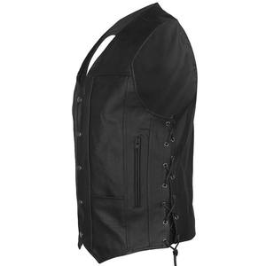 Chaleco de Seguridad para Motociclistas, Talla Grande, de Cuero Genuino, Transpirable, Impermeable y Resistente al Viento, Modelo 2026, Personalizable - Product Image 3