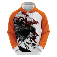 Hoodie Cetak Atletik NextGen untuk Kenyamanan, Sweatshirt Berkerudung Velocity Pro 100% Poliester Unisex
