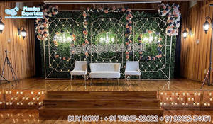 Mur de bougies en métal de style unique pour les mariages Murs de bougies en métal de haute qualité pour le mariage Mur de bougies étincelantes pour la scène de mariage - Product Image 6