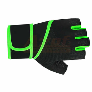 Gants d'entraînement unisexes en PU respirant, demi-doigts, avec support de poignet, pour musculation, fitness et exercices sportifs - Product Image 6