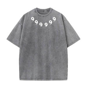 เสื้อยืดลายฟอกสีสไตล์ฮาราจูกุ ผ้าฝ้าย 100% คุณภาพสูง ระบายอากาศได้ดี เหมาะสำหรับฤดูร้อน แขนสั้น - Product Image 5