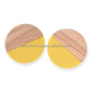 Posavasos elegantes de resina de madera de mango, venta al por mayor, decoraciones de mesa de cocina, cajas de cartón empaquetadas para té, café, vino, coches, alfombrillas y almohadillas - Product Image 5