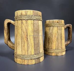 Tasse en bois de haute qualité Ustensiles à boire faits à la main Logo personnalisé Tasse à café fabriquée par Tayyab Handicraft - Product Image 2