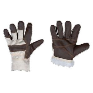 Canadian Rigger Guantes de seguridad de trabajo de alta calidad Industria de cuero de grano de oveja Protección de manos Cuero de aparejo de alta calidad - Product Image 1