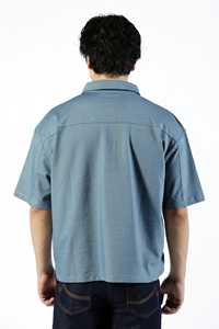 Embroidered Allover Printing Striped OEM ODM Colorful Men Fashion Teamwear Workwear <b>Office</b> <b>T</b> <b>shirt</b> - Product Image 6