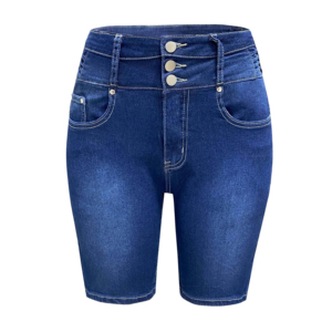Premium <b>Stretch</b> <b>Denim</b> Shorts for Women Trendy Cut Breathable Comfort Quick Dry Mid Waist Vintage Style Boot Cut for Daily Wear - Product Image 6