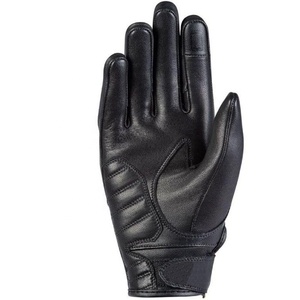 Gants de course en cuir, doigts entiers, antidérapants, fermeture auto-agrippante, imperméables, respirants, compatibles écran tactile, noirs, unisexes, sport - Product Image 3