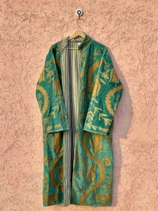 Most Trending Winter Festival <b>Women's</b> Handmade <b>Velvet</b> Eco-Friendly Long Suzani Embroidery Reversible Custom <b>Jacket</b> Wholesale - Product Image 2