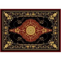 Tapis persan de luxe fait main en laine écologique, antidérapant, lavable, moderne, abstrait, vintage, bohème, à poils moyens, carré