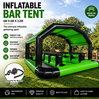 Barre gonflable de barre de piscine de PVC d'arrière-cour extérieure tente faite sur commande de partie potable grande piscine gonflable de barre de pub avec des sièges pour des parties