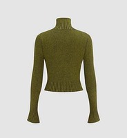 Pull en maille ample de luxe pour femme, en coton doux, respirant, idéal pour l'automne et l'hiver, style décontracté