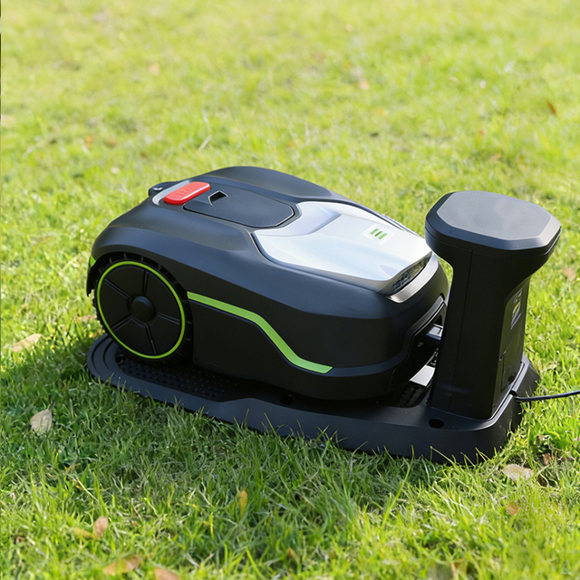 V600 Wireless Boundary Robotic Lawn Mower IPX5 Waterproof AI Obstacle Avoidance App Control