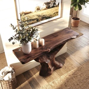 Console en bois de luxe moderne de haute qualité pour la maison et l'hôtel, table d'entrée, meubles d'intérieur pour la décoration de villa - Product Image 2